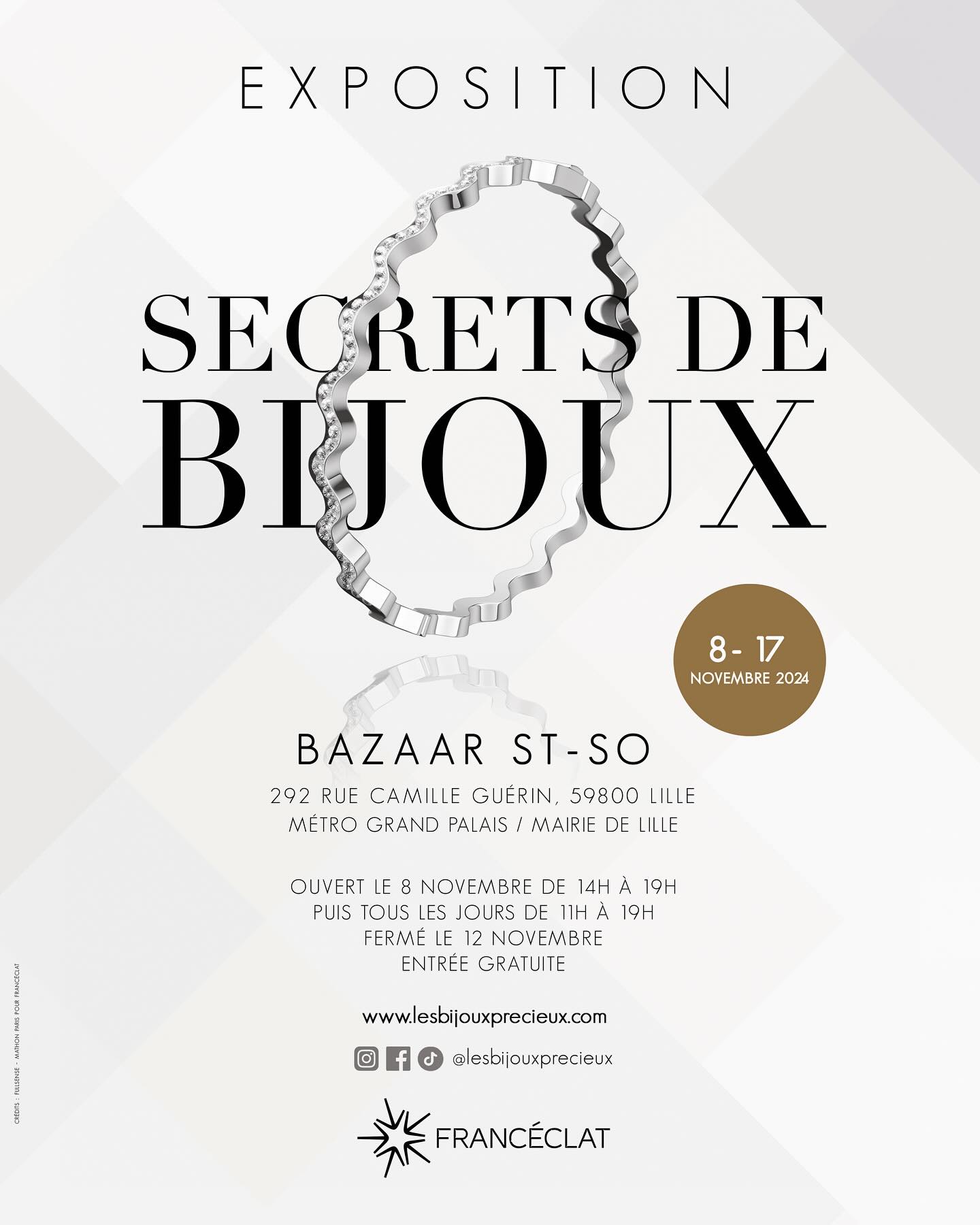 À partir du 8 novembre se déroule l’exposition SECRETS DE BIJOUX , j’ai la chance d’y exposer 3 pièces, merci @lesbijouxprecieux pour cette très belle opportunité @bazaar_stso
#franceeclat #lesbijouxprecieux #joailleriefrancaise #expositionlille #etheajewels #bijouxcreateur